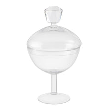 Charger l'image dans la galerie, Bonbonnière en verre avec diamant h24cm
