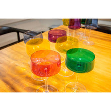 Charger l'image dans la galerie, Coupettes à champagne bord doré 220ml - lot de 6
