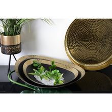 Charger l'image dans la galerie, Support plantes métal avec vase doré h.34cm
