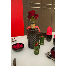 Charger l'image dans la galerie, Vase noir h28cm
