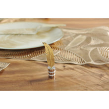 Charger l'image dans la galerie, Bouchon de bouteille plume doré
