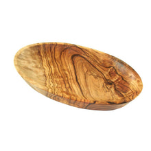 Charger l'image dans la galerie, Bol ovale moyen d'environ 15 - 17 cm x 9 x 4 cm en bois d'olivier
