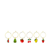 Charger l'image dans la galerie, Marques verres fruits et légumes - lot de 6
