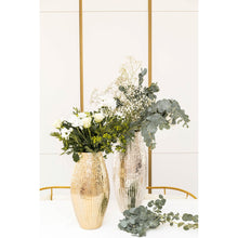 Charger l'image dans la galerie, Vase argent brillant 21x21x45cm
