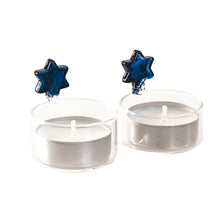 Charger l'image dans la galerie, Set 2 bougeoirs maguen bleu boîte pvc

