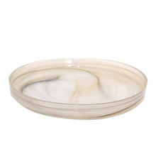 Charger l'image dans la galerie, Plateau rond en verre Sahara 33x33x3.5cm
