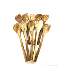 Charger l'image dans la galerie, Offre TOP ! 20x cuillères de cuisine avec coin 30 cm en bois d'olivier
