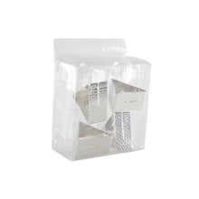 Charger l'image dans la galerie, Lot de 4 ronds de serviettes triangle martelé argent
