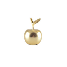 Charger l'image dans la galerie, Boîte dorée pomme 7.5x7.5x11cm
