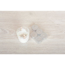 Charger l'image dans la galerie, Bougie paillette argent t-light lot de 6
