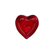 Charger l'image dans la galerie, Coupelle coeur rouge 14x13x2cm
