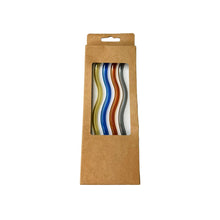 Charger l'image dans la galerie, Pailles multicolores en verre - lot de 4
