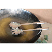 Charger l'image dans la galerie, Couverts à salade argent 28.5cm
