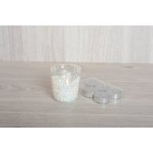 Charger l'image dans la galerie, Bougie paillette argent t-light lot de 6
