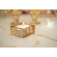 Charger l'image dans la galerie, Bougeoirs ambre 5x5x2.5cm - lot de 2
