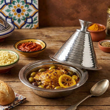 Charger l'image dans la galerie, Tajine individuel inox martelé
