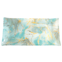 Charger l'image dans la galerie, Plateaux rectangulaires océan doré 29.5x15cm - lot de 2
