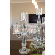 Charger l'image dans la galerie, Chandelier 5 feux transparent h35cm
