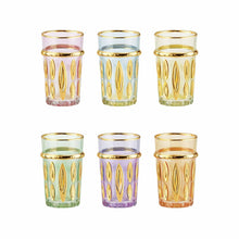 Charger l'image dans la galerie, Tasses à thé orientales 6 couleurs - lot de 6
