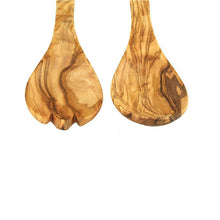 Charger l'image dans la galerie, Couverts à salade en bois d'olivier 30 cm
