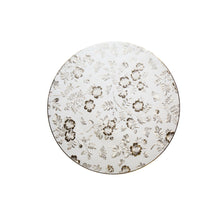 Charger l'image dans la galerie, Dessous d'assiette rond design fleurs dorées
