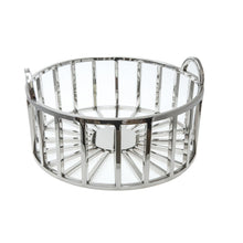 Charger l'image dans la galerie, Coupe à fruits ronde en argent 35x35x18cm

