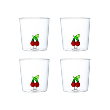 Charger l'image dans la galerie, Verres à eau cerise 300ml - lot de 4
