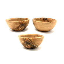 Charger l'image dans la galerie, Bol à tapas rond Ø 14 cm bois d'olivier

