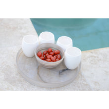 Charger l'image dans la galerie, Plateau rond en verre Sahara 33x33x3.5cm

