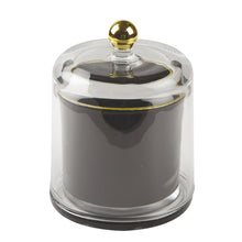 Charger l'image dans la galerie, Bougie cloche noir et or parfum tonka
