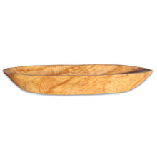 Charger l'image dans la galerie, Petit bol ovale d'environ 17 – 19 x 11 x 3 cm en bois d'olivier
