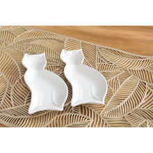 Charger l'image dans la galerie, Coupelles chat en porcelaine 20cm- lot de 2
